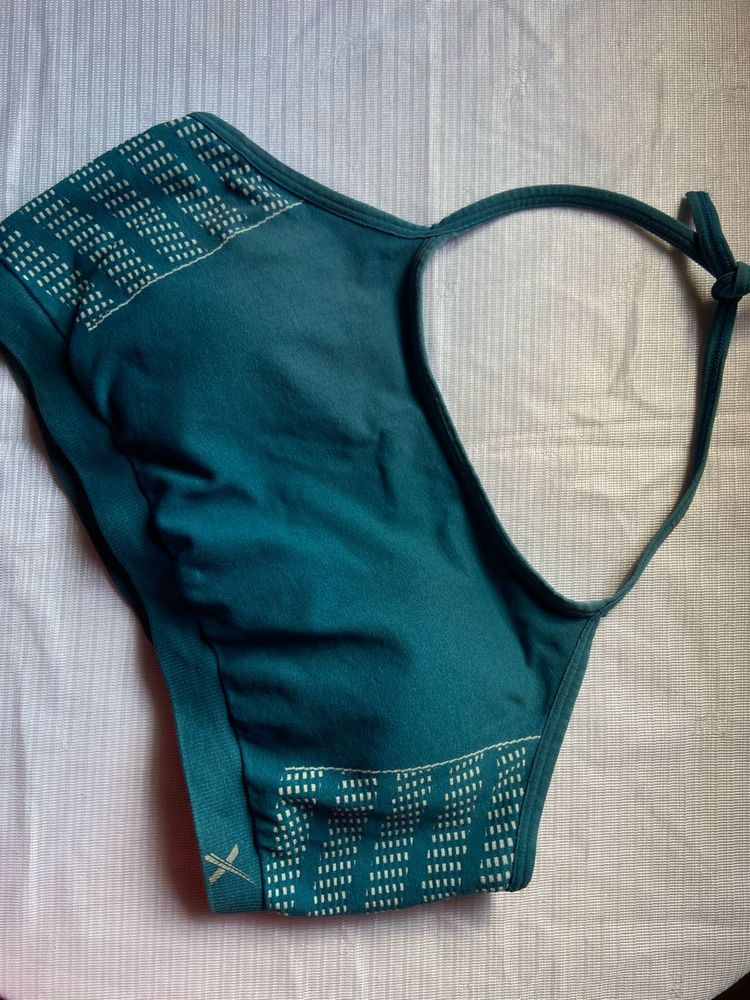 Teal sports Bra