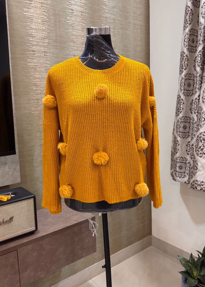 Pullover Sweater For Light Cold Weather
