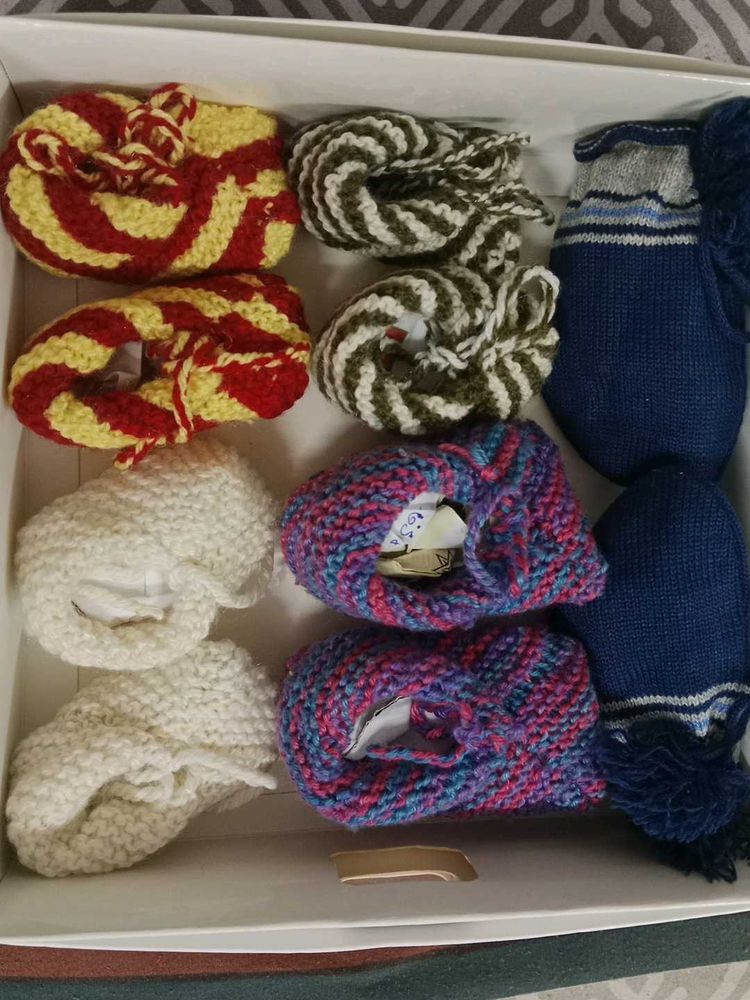 5 Woollen Socks For New Born Baby