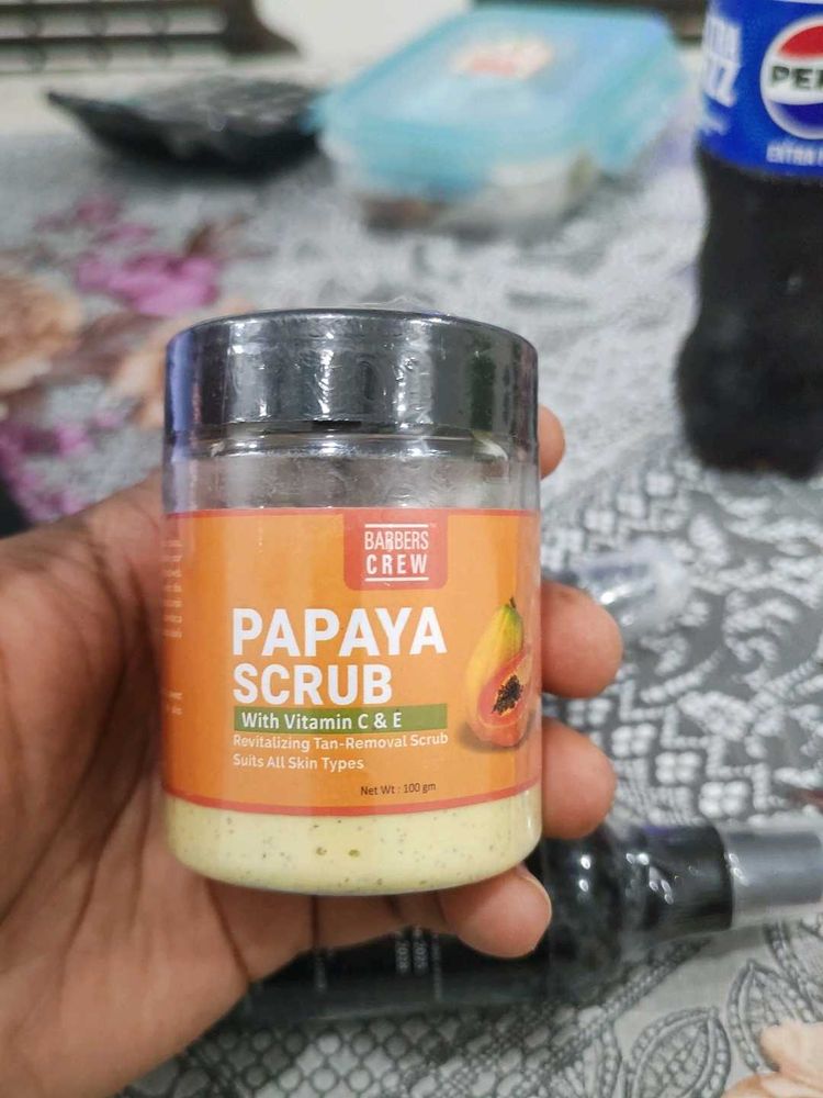 Barbers Crew Papaya Scrub