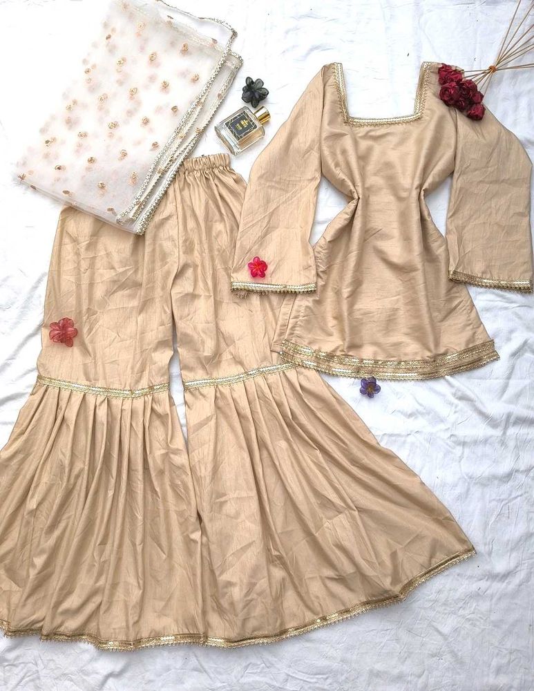 Festive Corset Kurta &amp; Garara Set🫶🏻