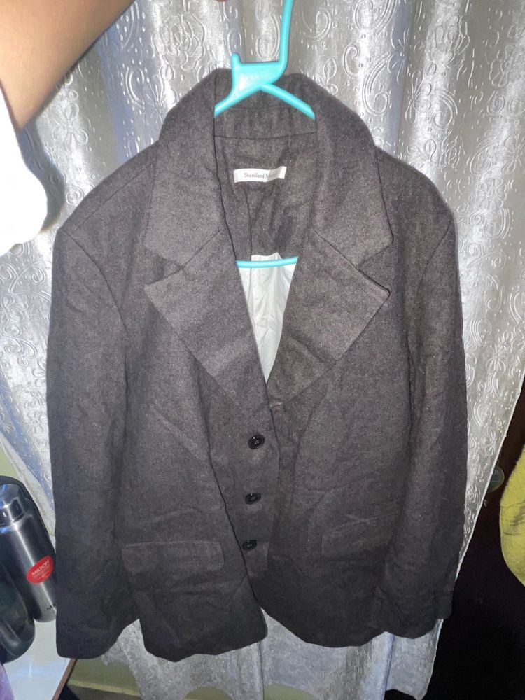 Oversized Woollen Blazer