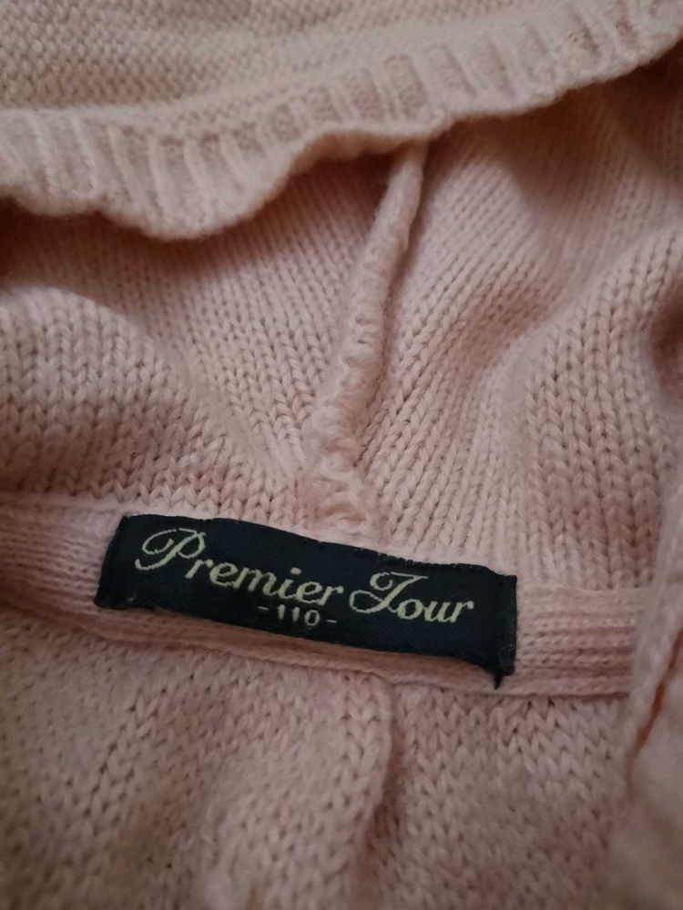 Cute Pink Knitted Hoodie