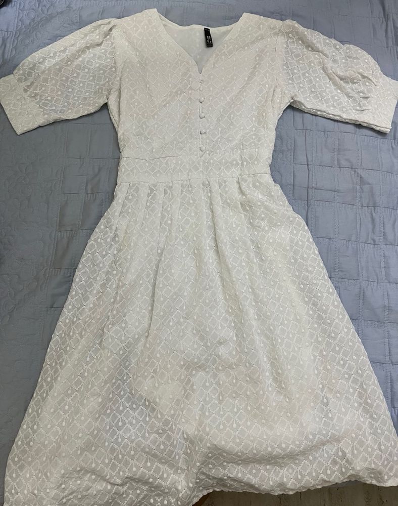White A Line Dress