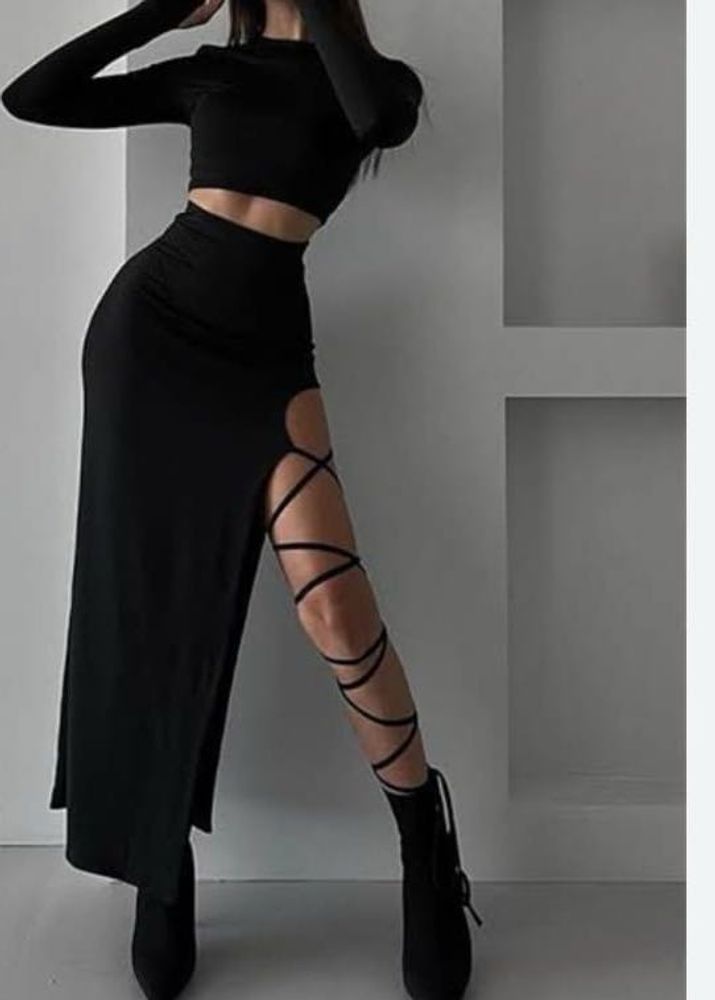 Black Cutout Co Ord