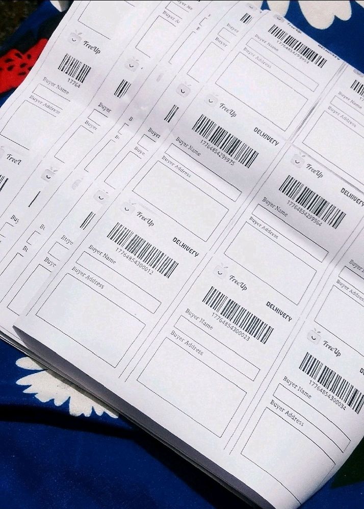 25 Piece Shipping Label