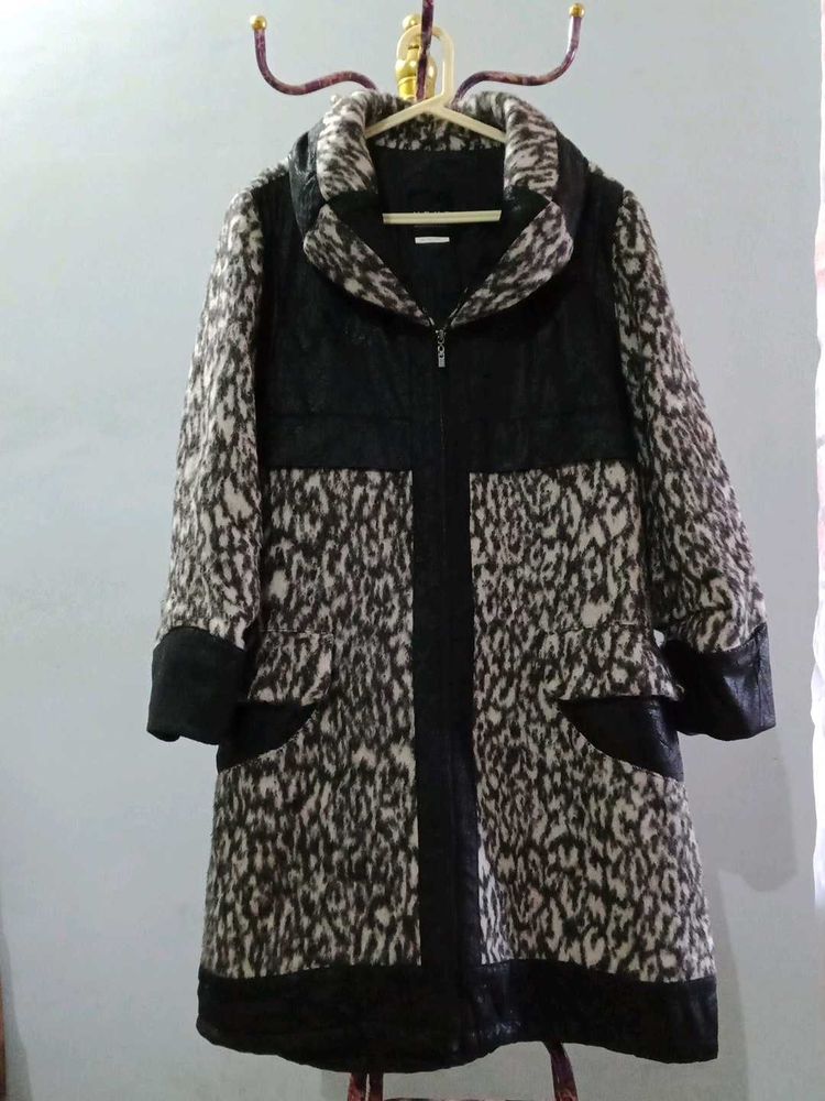 Animal Print Coat