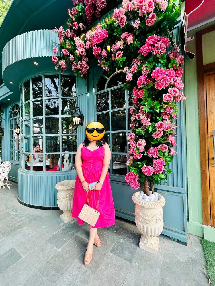 Pink Casual Brunch/Evening Dress