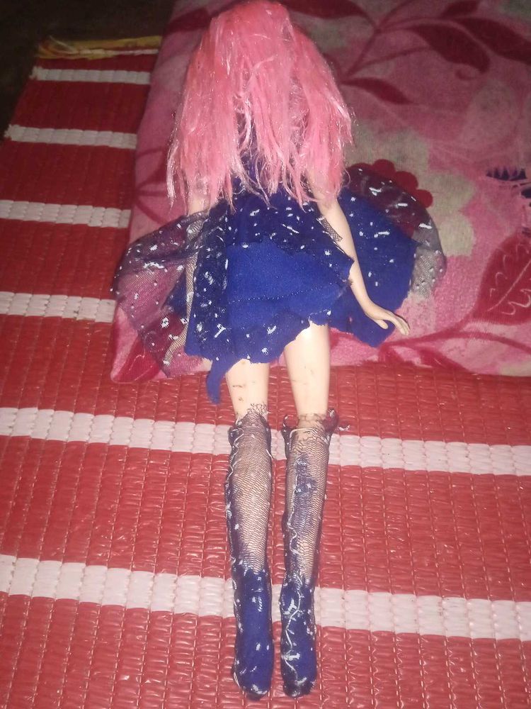 Blue Dress Doll