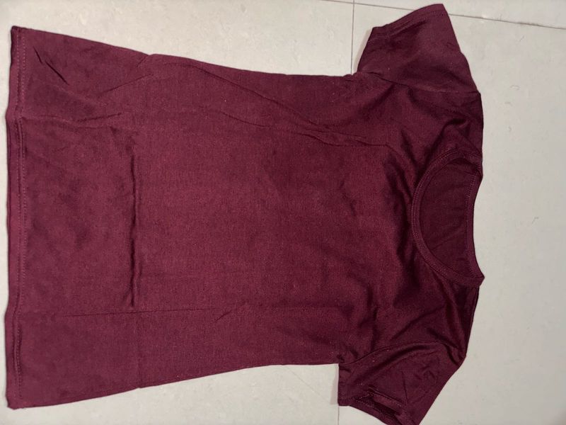 Burgundy T-Shirt