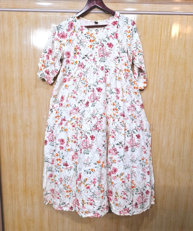 Maternity Floral Dress (Women&#39;s)