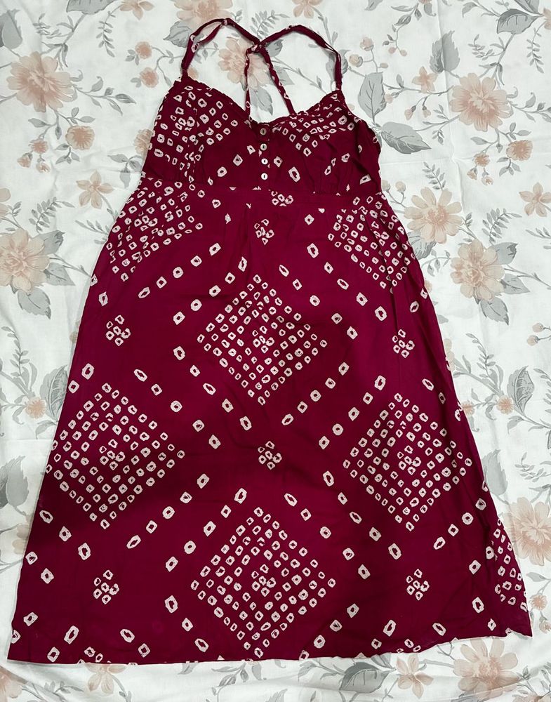 Maroon Sundress
