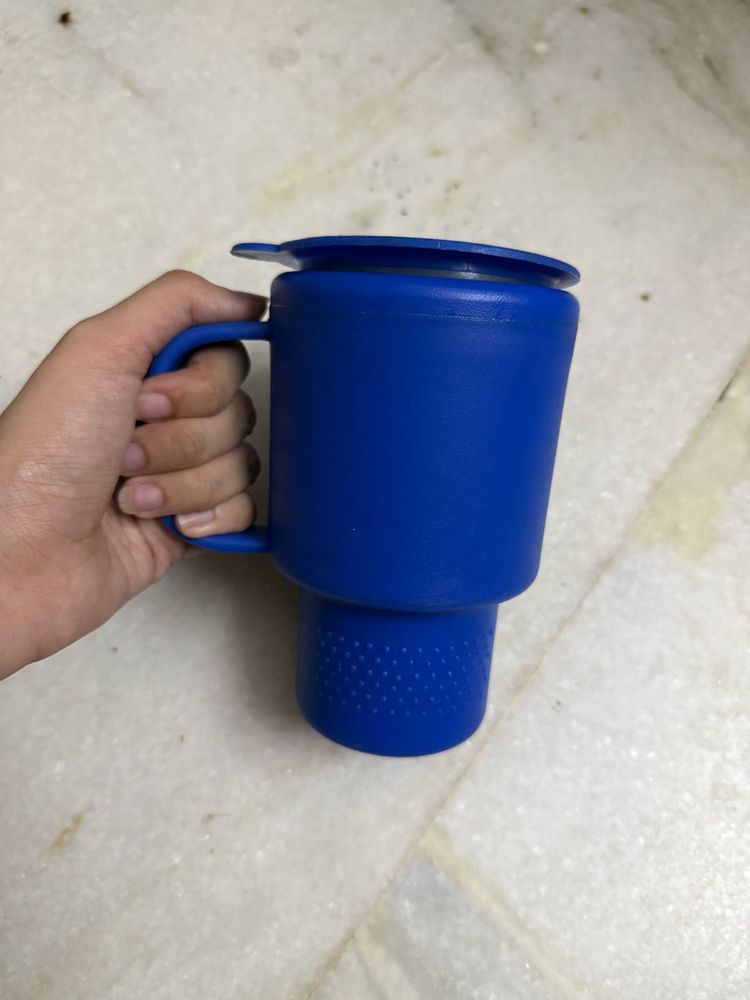 🆕 Blue Plastic Mug/Tumbler