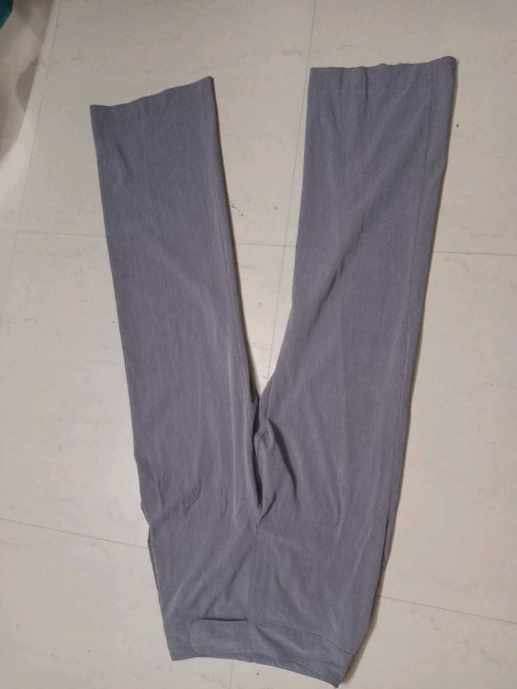 Gray Casual Pants