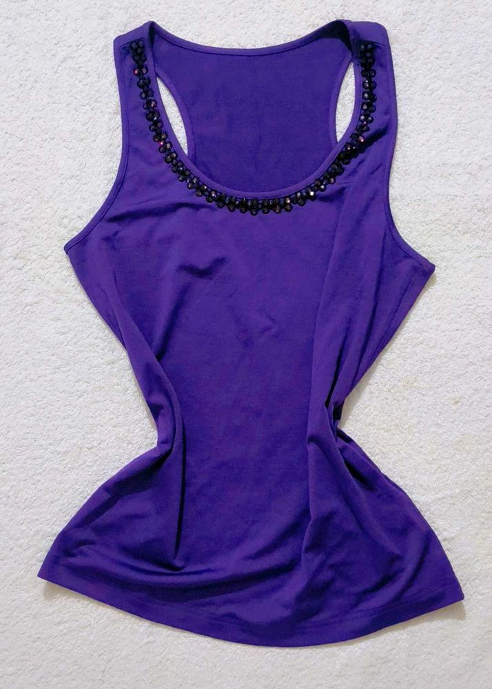 (Comment To Get It Cheaper) Y2k Beaded Tank Top