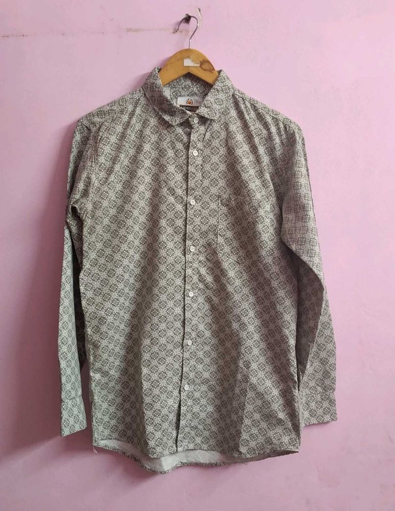 Patterned Long Sleeve Shirt