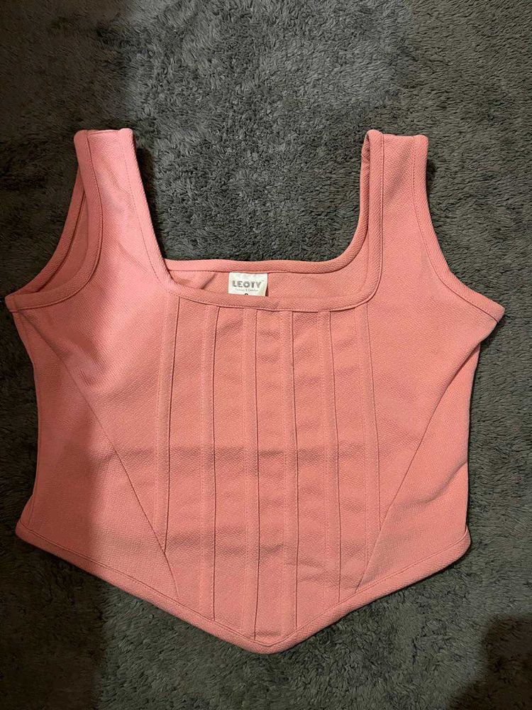 Pink Corset Top