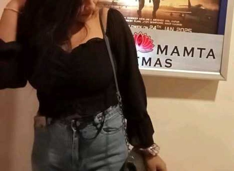 Black long sleeve top