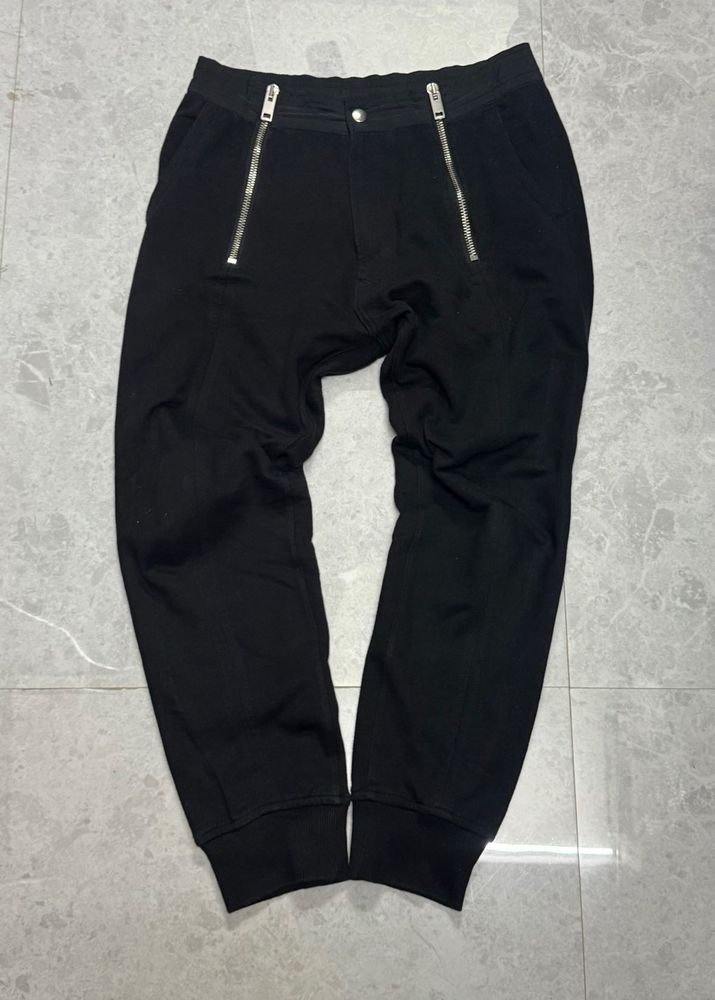 Diesel Black Zipper Detail Joggers