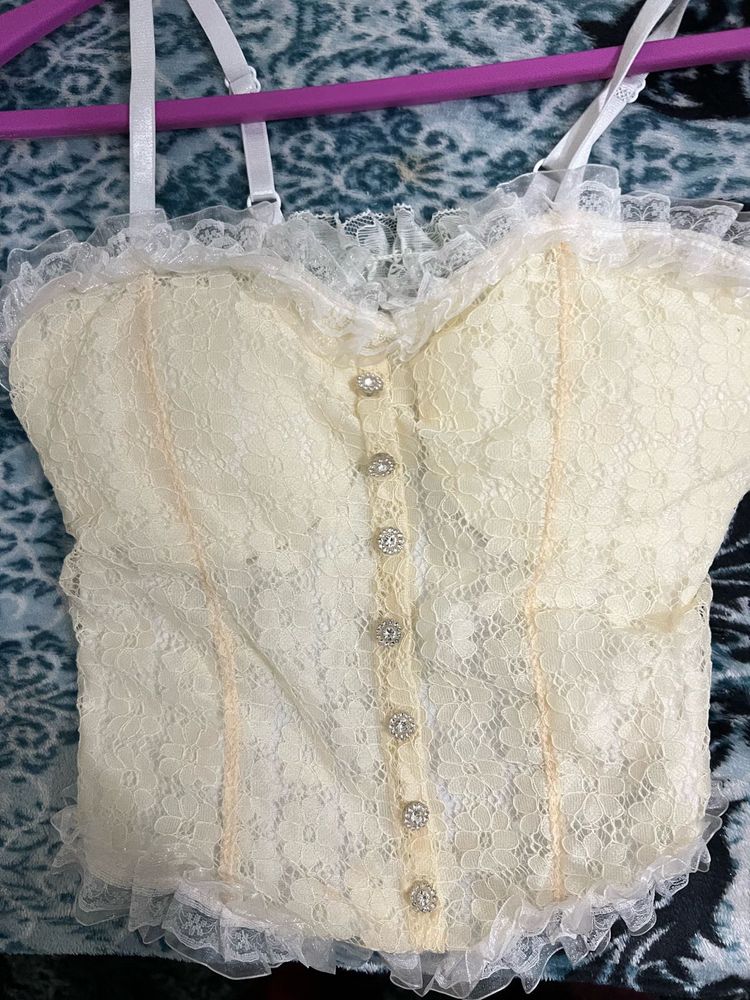 Lace Corset Top