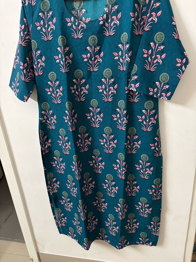 Floral Print Kurta