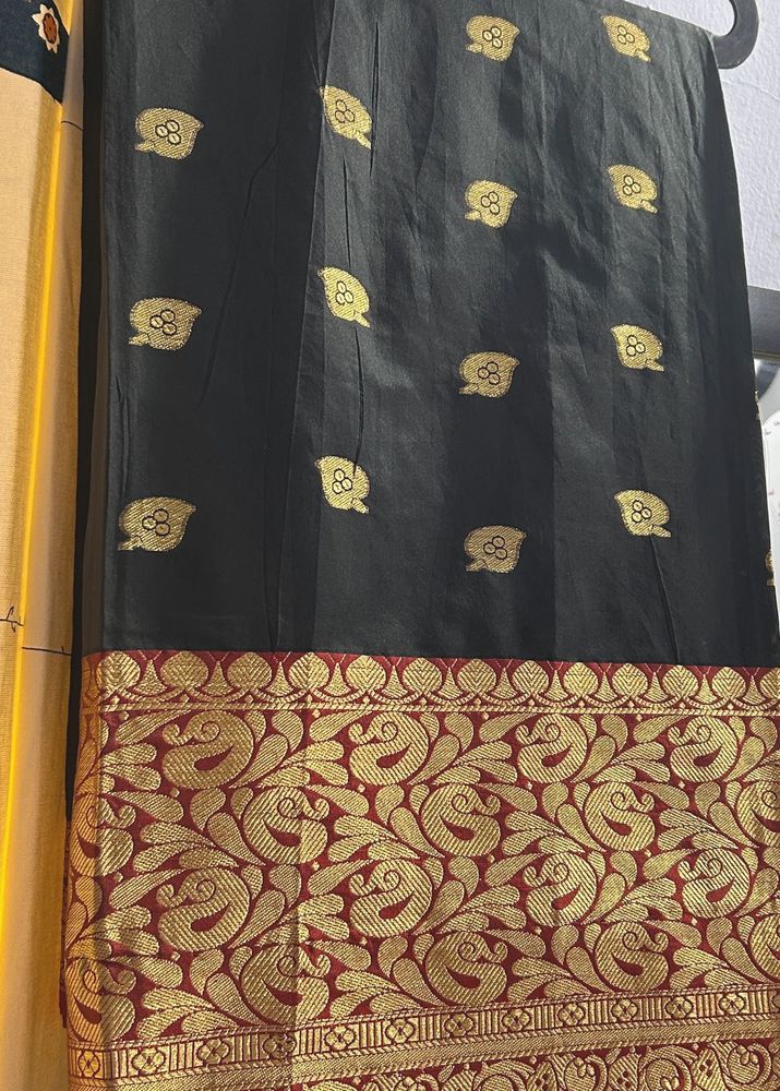 Elegant Black Saree