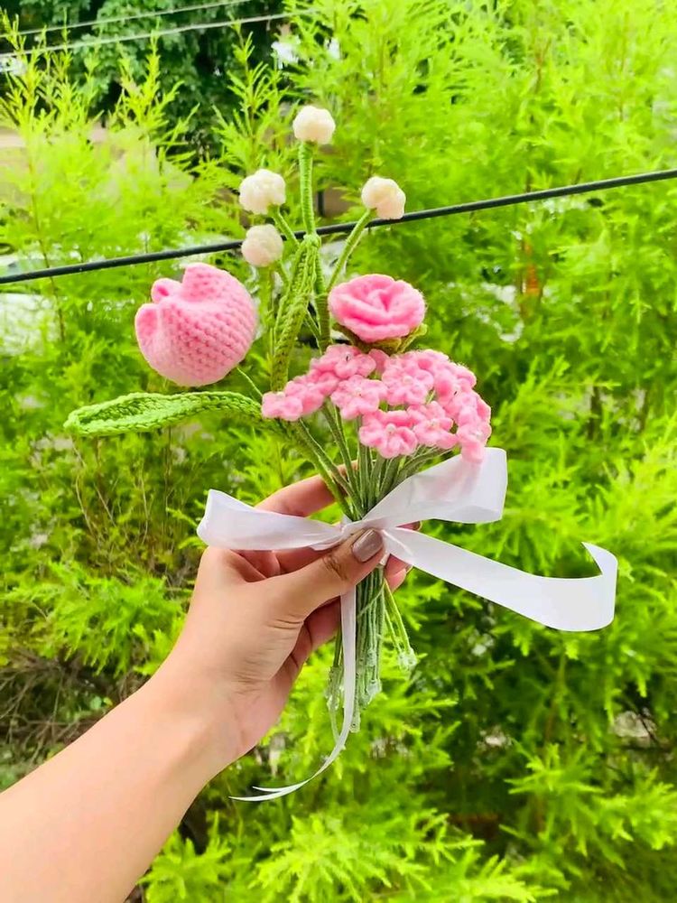 Crochet Bunch Of Flowers