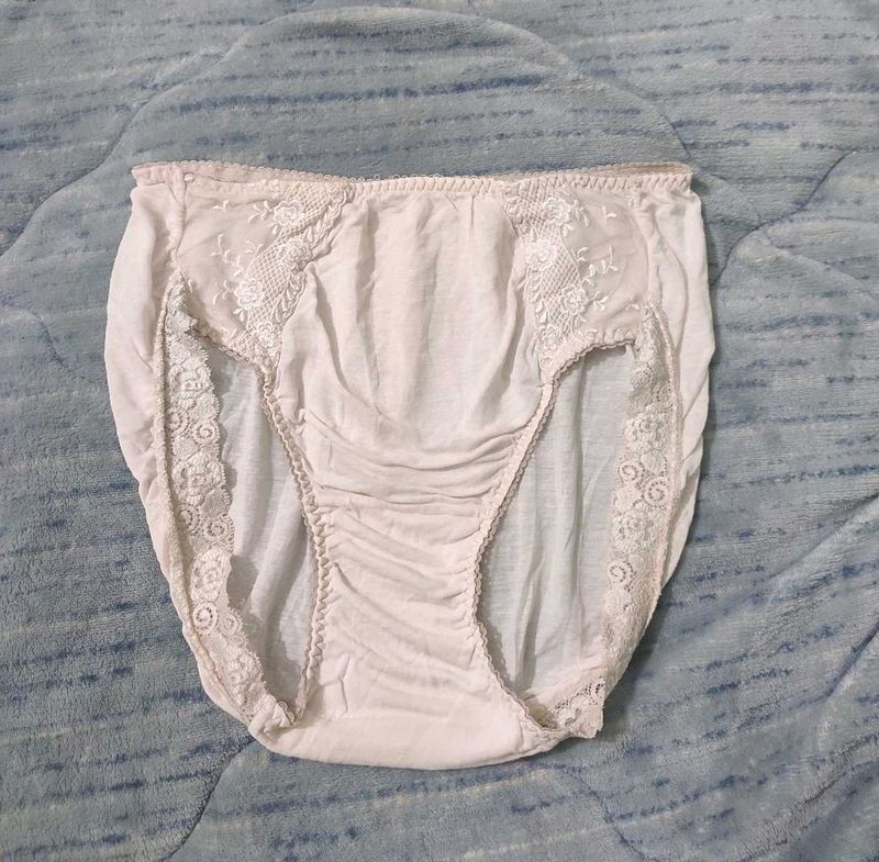 lace cotton brief