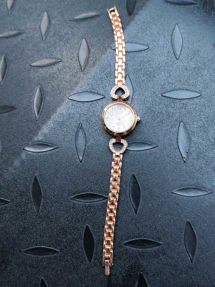 Rose Gold New Ladies Watch