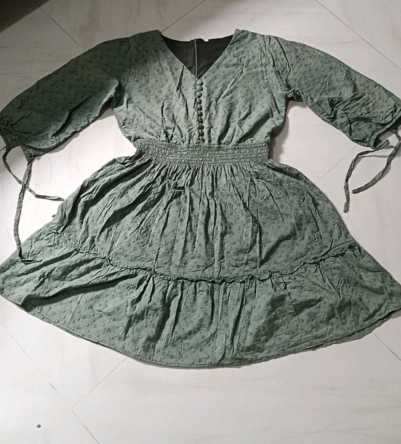 Green Mini Dress