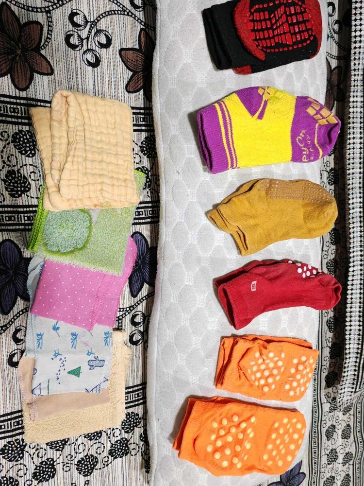 Baby Socks and handkerchief Bundle