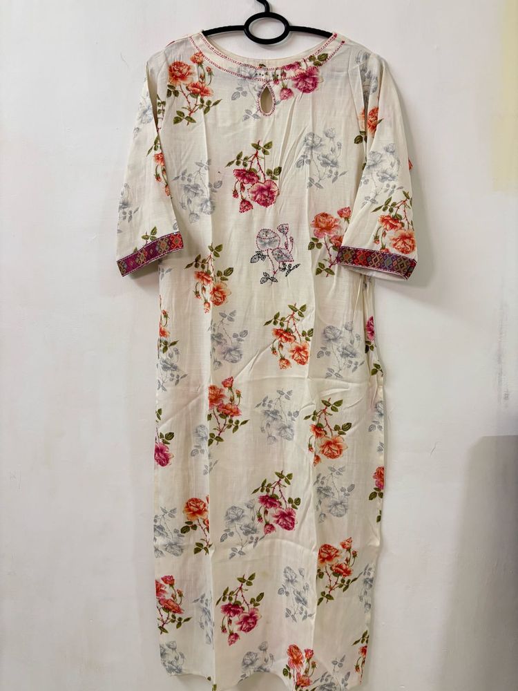 Floral Print Kurti
