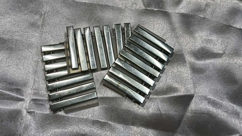 Silver Tone Hair Clips (Set of 3)