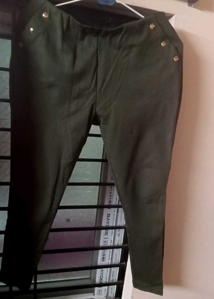 dark forest green jegging