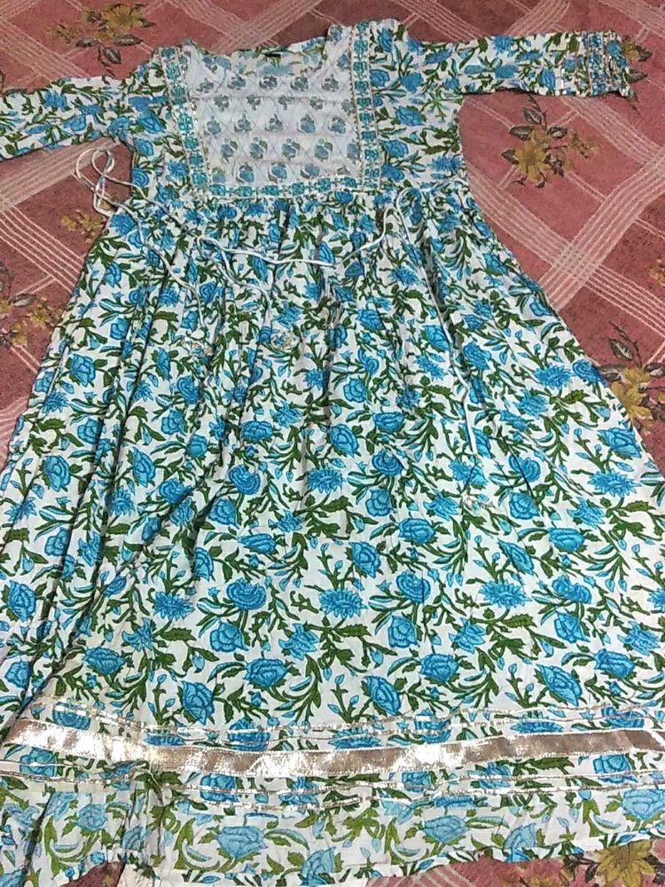 Floral Print Kurta