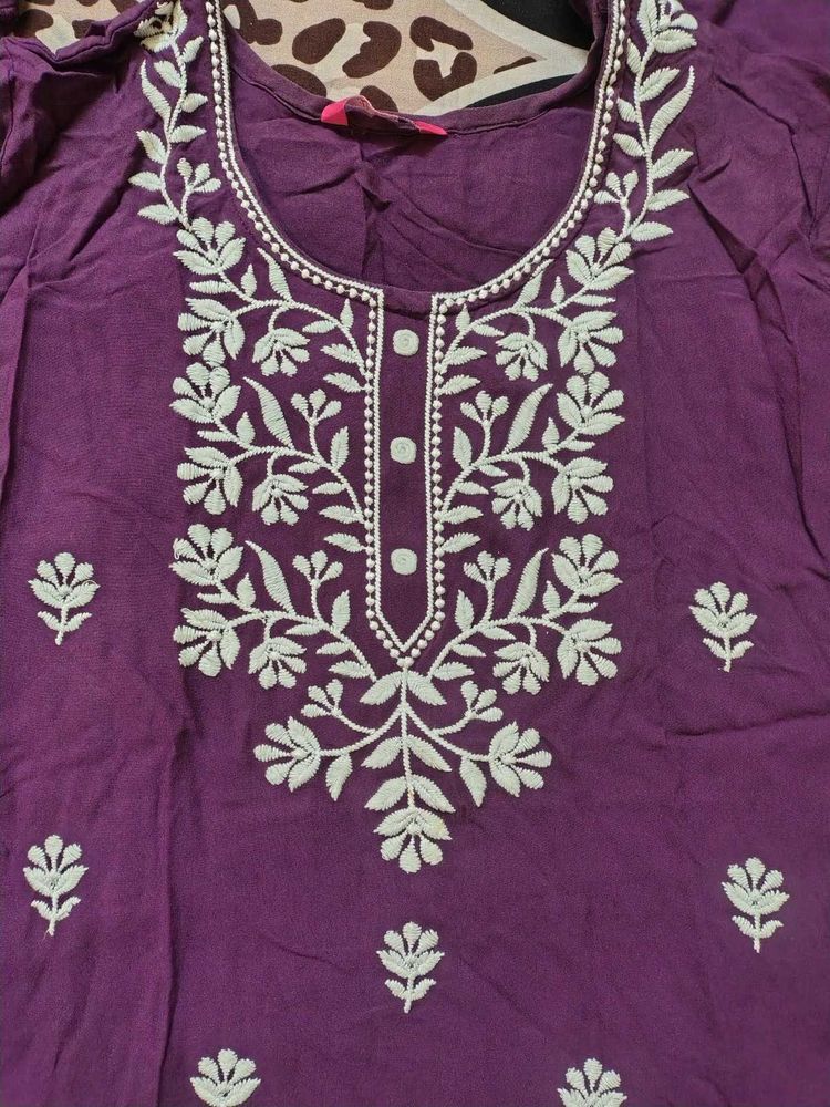 Elegant Embroidered short Kurta