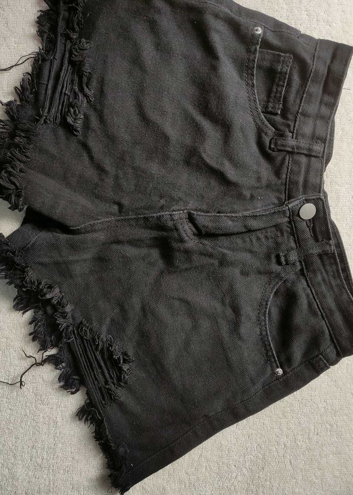 Jeans Half pant For Girls