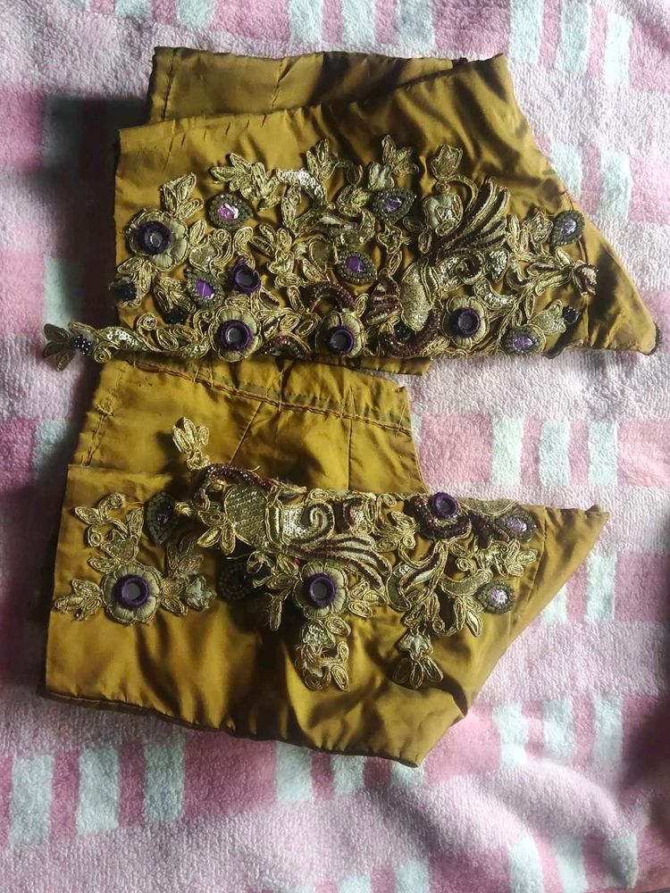 Embroidered Sleeves Blouse