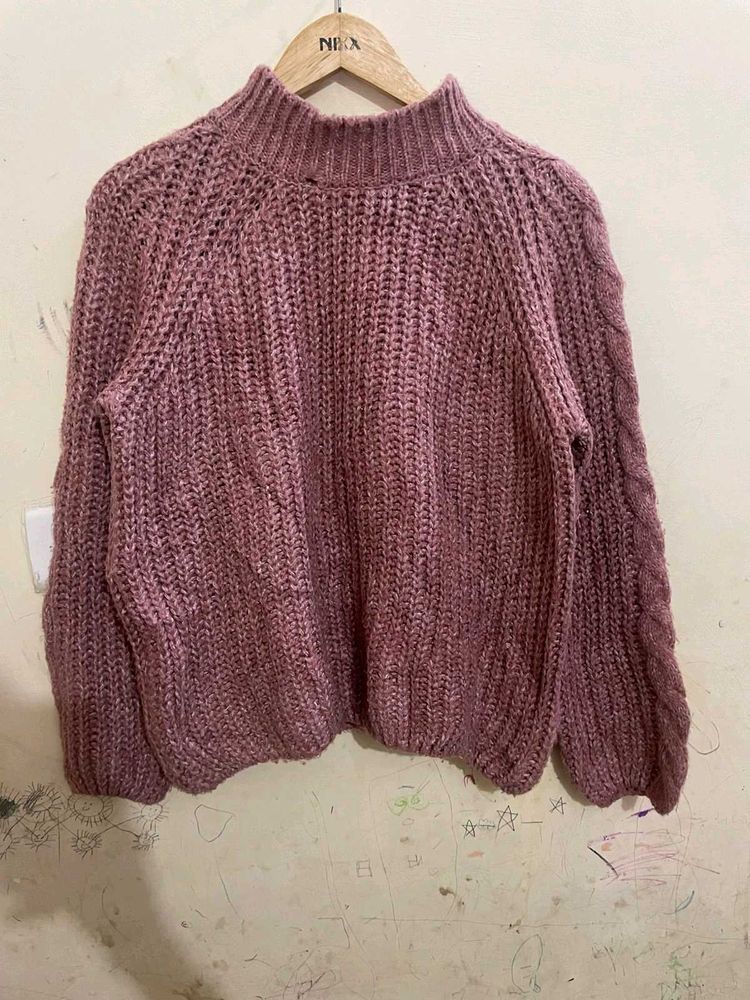 Mauve Knit Sweater