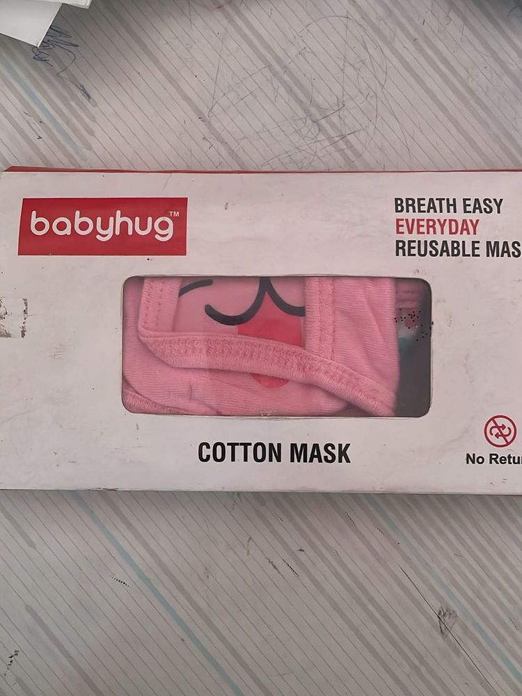 3 Unused Cotton Masks