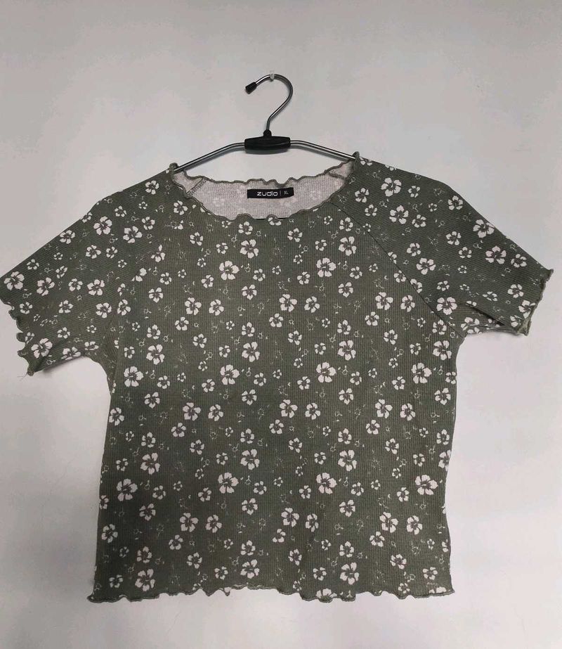 Floral Crop Top