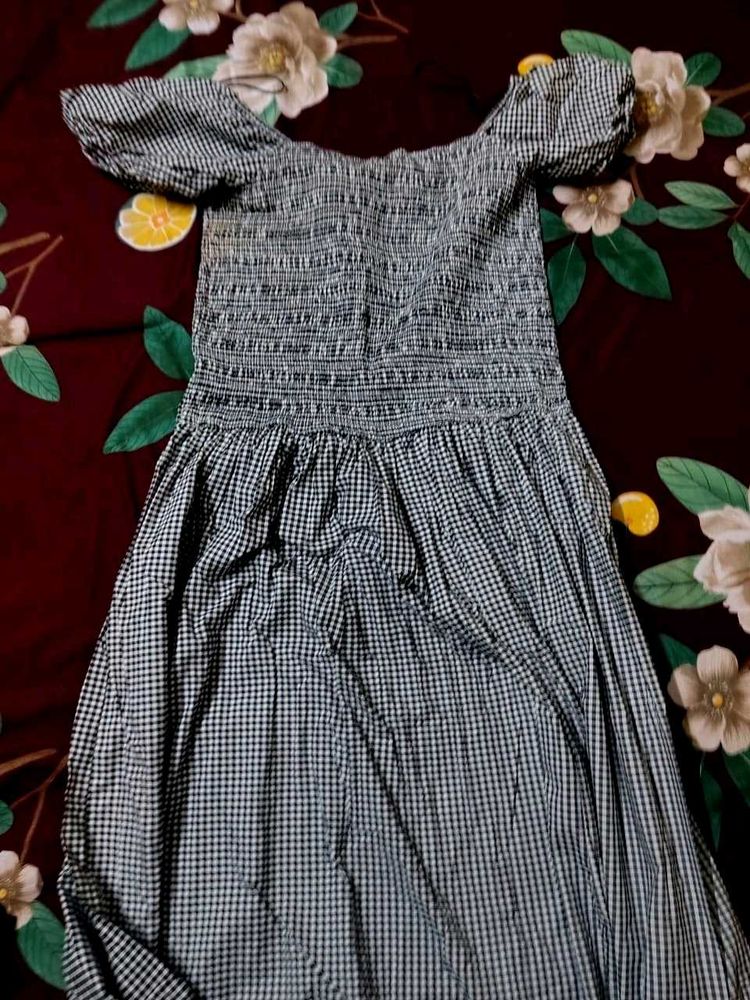 Gingham Smocked Sundress