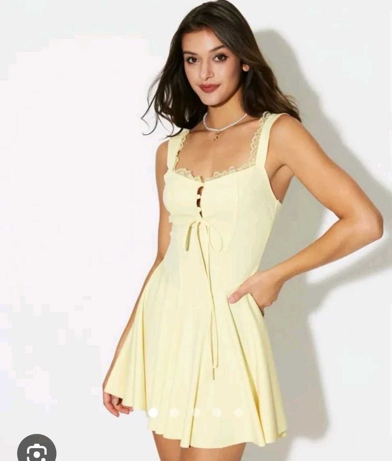 Ruffle A-line Dress