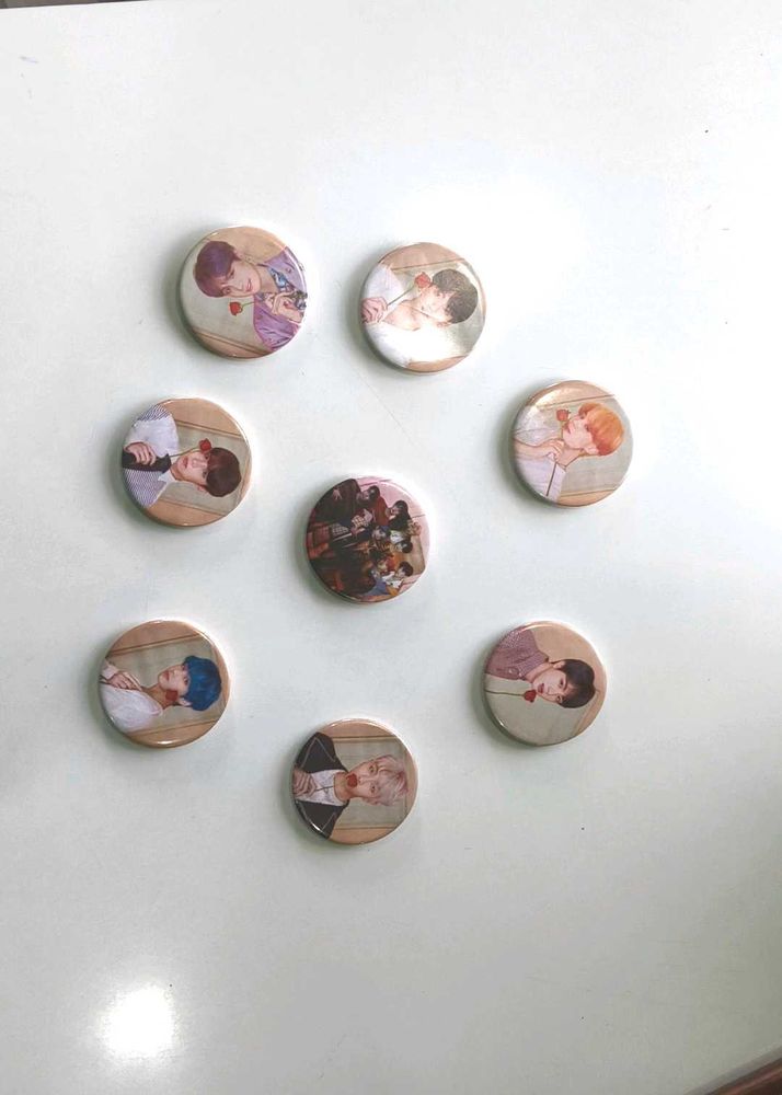 BTS Pin Badges Set