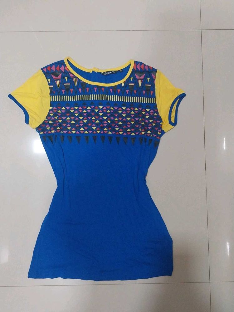Abstract Printed Top