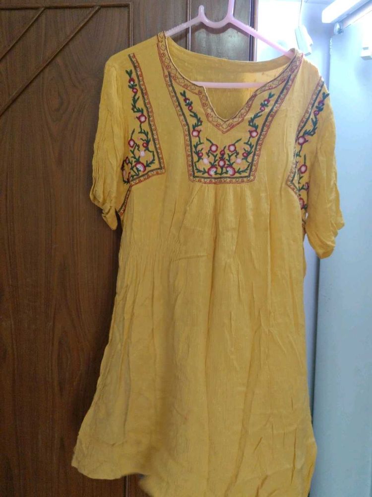 Boho Embroidered Top