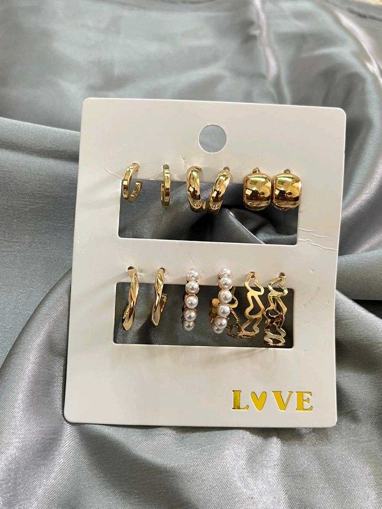6 Combo Earrings