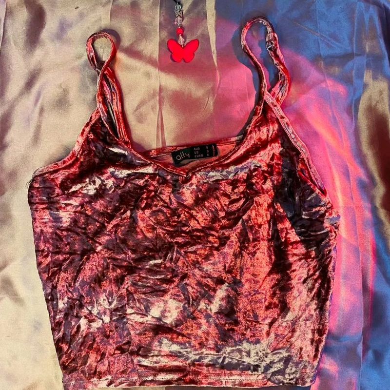 Velvet Pink Top
