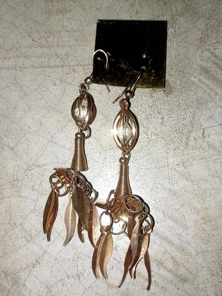 Dangling Leaf Earrings