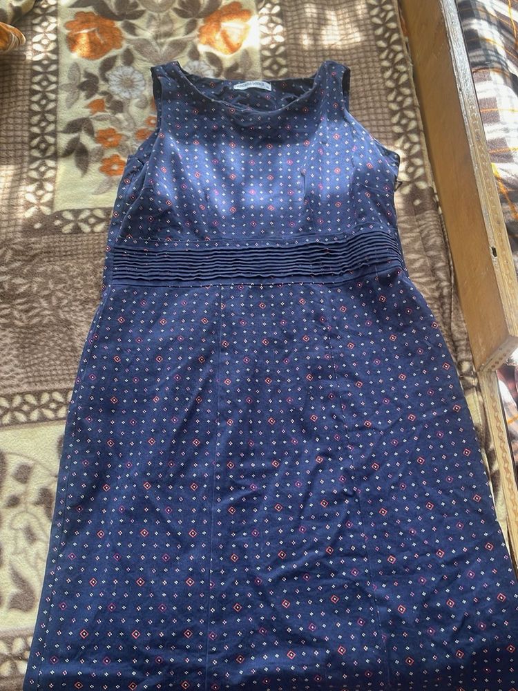 Navy Blue Sleeveless Dress